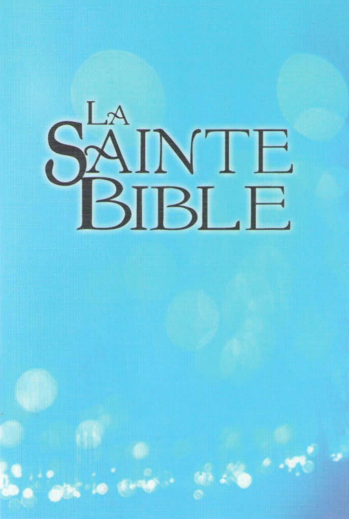 image Bible Segond 1910 - Brochée bleu quadri ciel