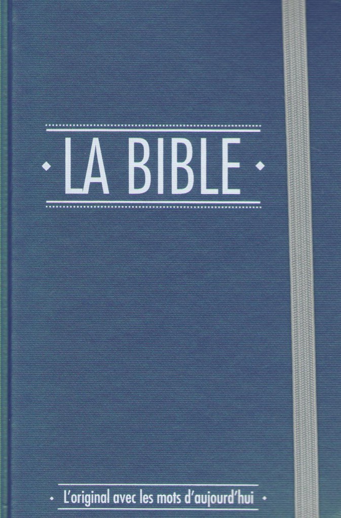 image Bible Segond 21 extra mini bleue avec élastique