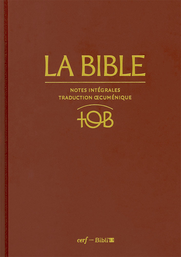 image TOB 2010 - Bible 18x25, notes intégrales