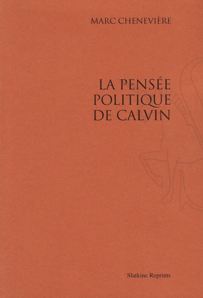 image La pensée politique de Calvin (1937)