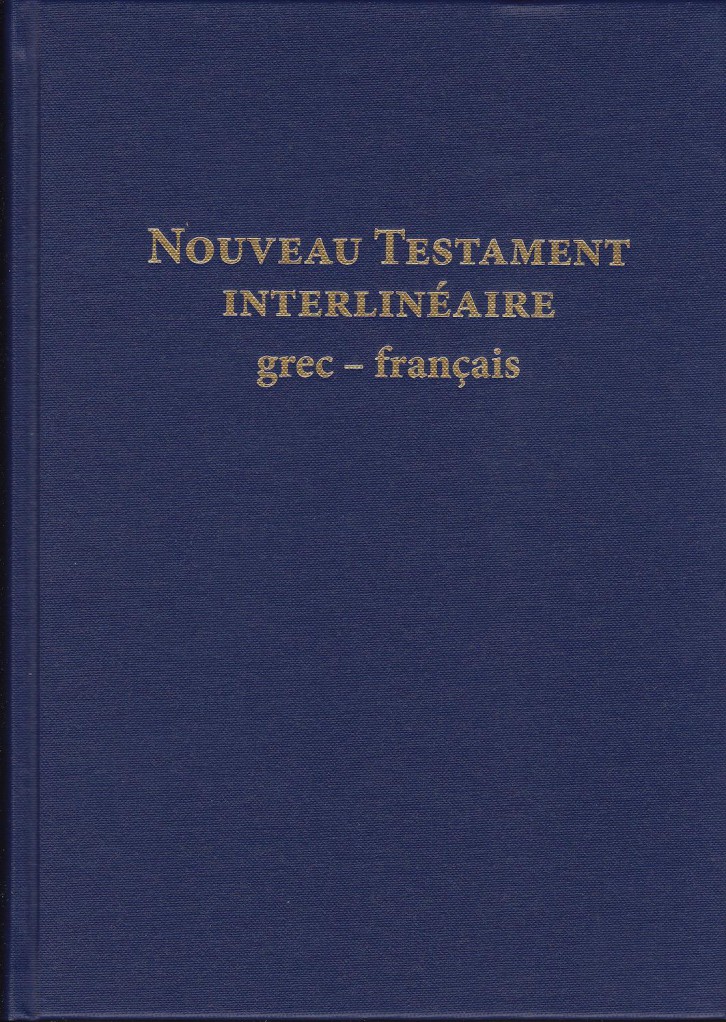 image Nouveau Testament interlinéaire grec-français