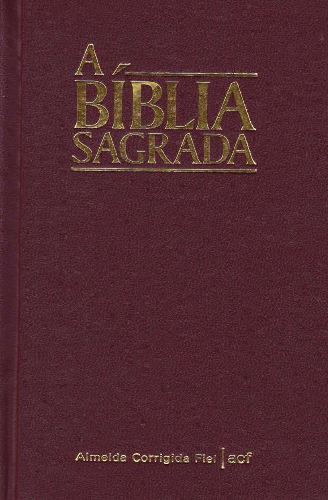 image Bible portugais rouge petit modèle rigide