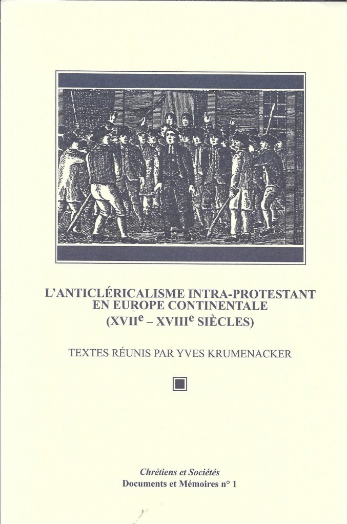 image L'anticléricalisme intra-protestant en Europe continentale (XVIIe-XVIIIe siècles)