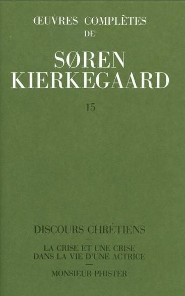 image Œuvres complètes de Soren Kierkegaard - Tome 15