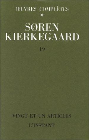 image Œuvres complètes de Soren Kierkegaard - Tome 19