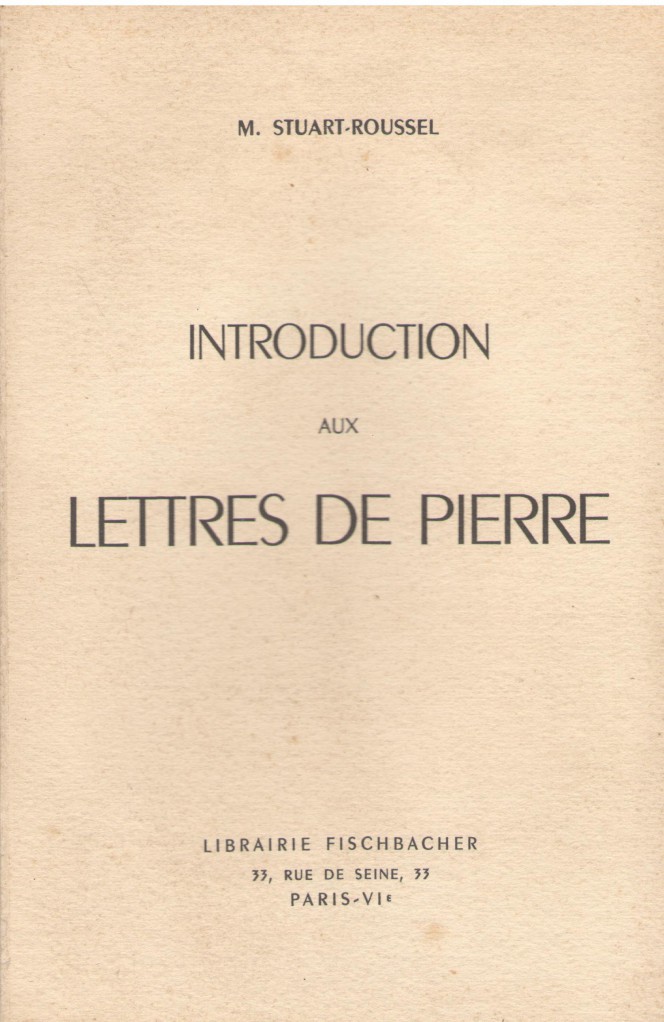 image Introduction aux lettres de Pierre