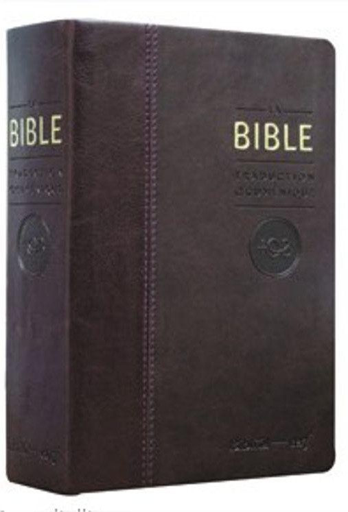 image 2 Bible TOB - Bordeaux, simili cuir, tranche or
