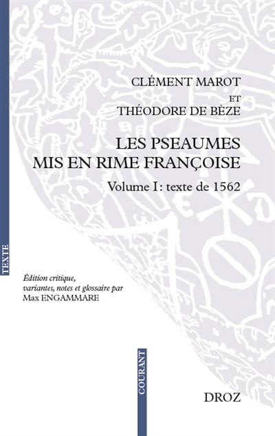 image Les Pseaumes mis en rime Françoise