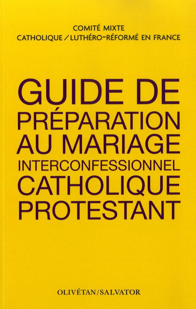 image Guide de préparation au mariage Interconfessionnel catholique protestant