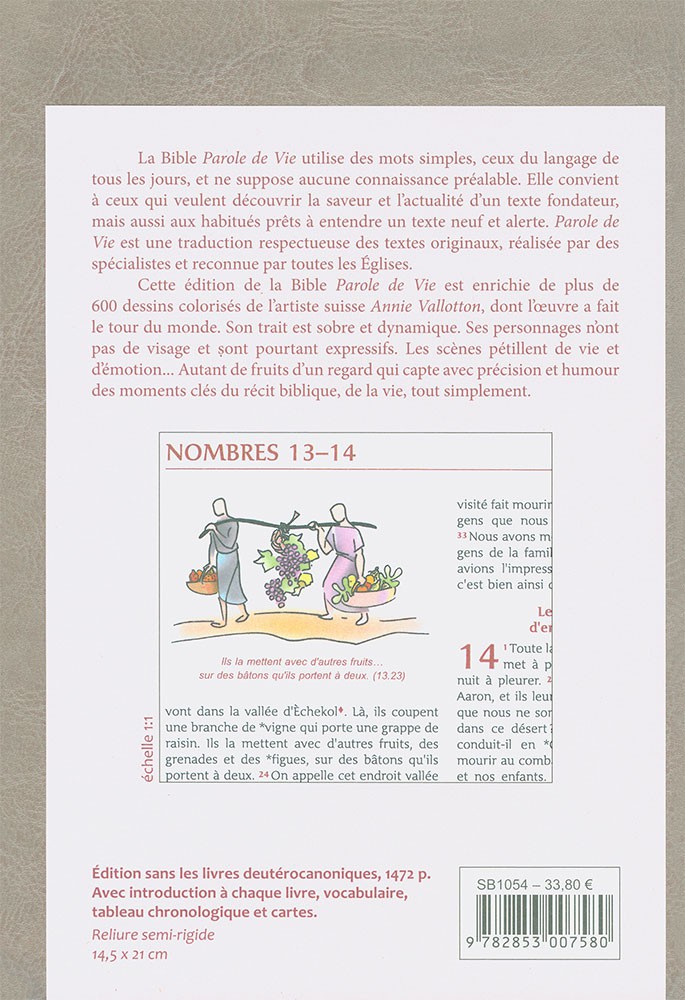 image 2 La Bible illustrée, version Parole de Vie, illustrations de Annie Valloton [relié]