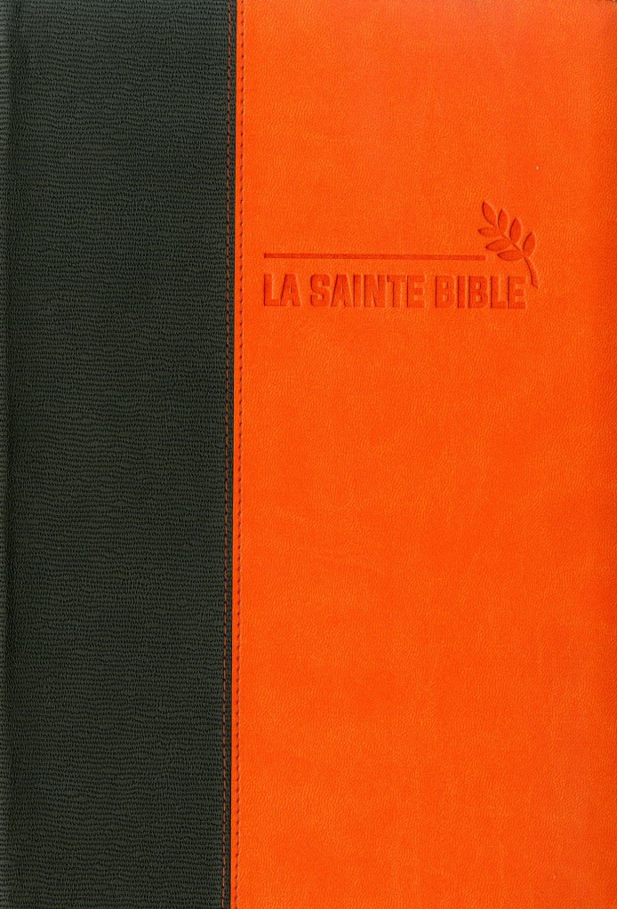 image Bible Segond 1910 - confort souple duo orange/gris fe 928