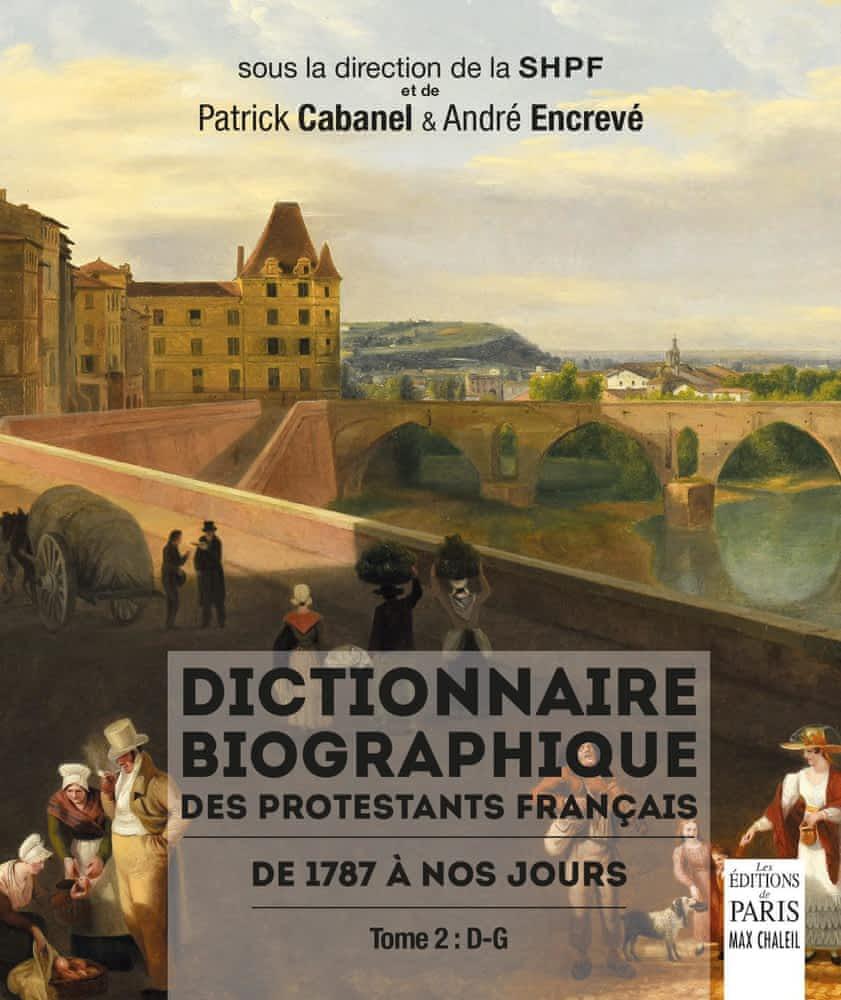 image Dictionnaire biographique des protestants français T2 - de 1787 à nos jours