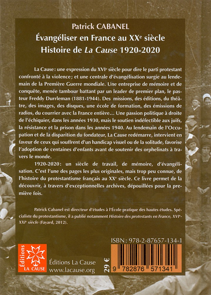 image 2 Évangéliser en France au XXe siècle – Histoire de La Cause – 1920-2020