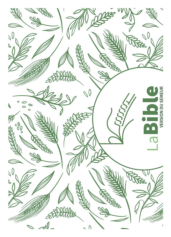 image Bible Semeur 2015 - Couverture textile rigide, épis de blé, tranche blanche