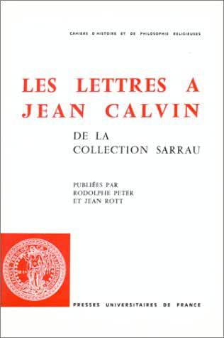 image Lettres à Jean Calvin