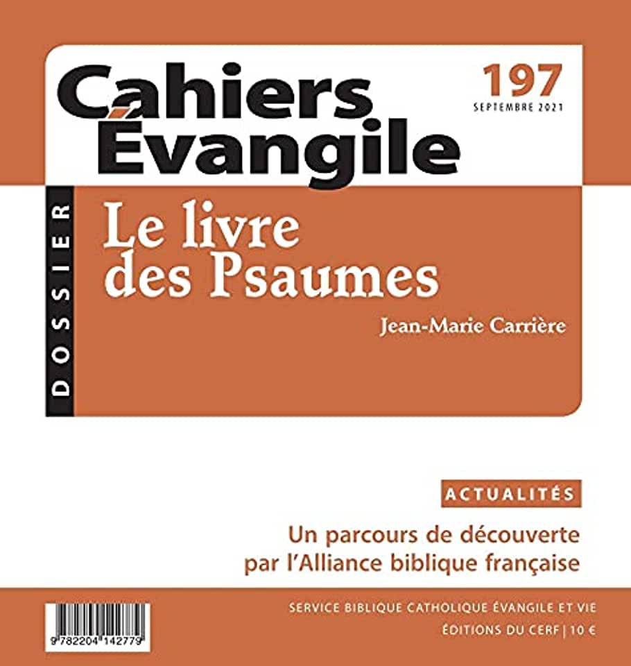 image Cahiers Évangile n°197 - Le livre des Psaumes