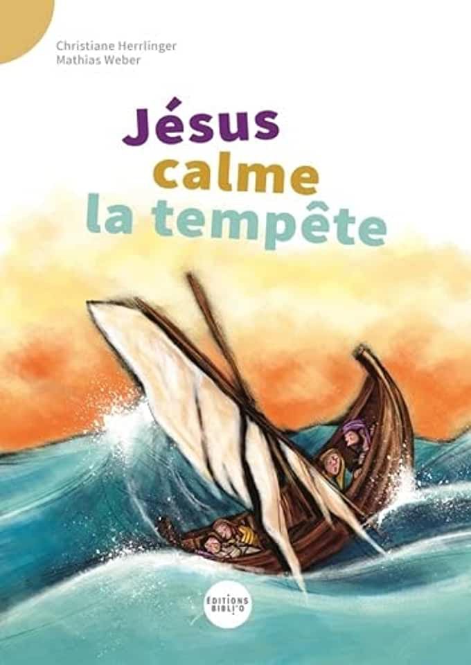image Jésus calme la tempête (enfants 4-6 ans)