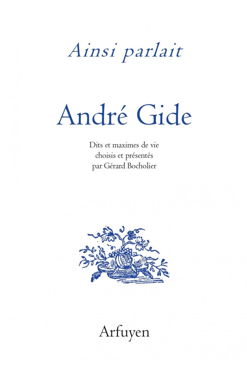 image Ainsi parlait André Gide