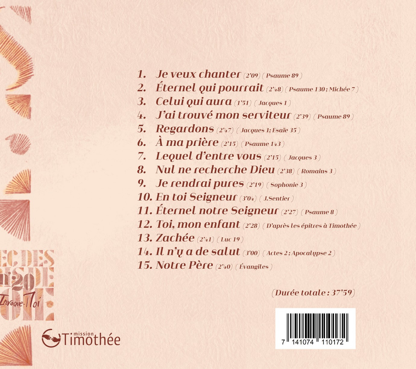 image 2 CD Avec des cris de joie n°20 - Invoque-Moi