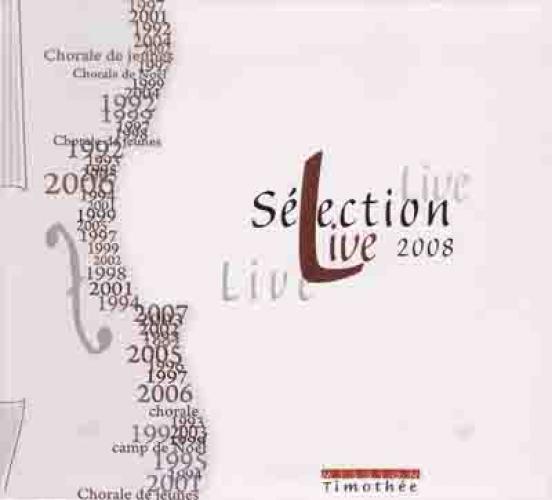 image CD Sélection live 2008