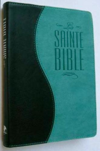 image Bible Segond 1910 - Pu duo bleu nuit-turquoise
