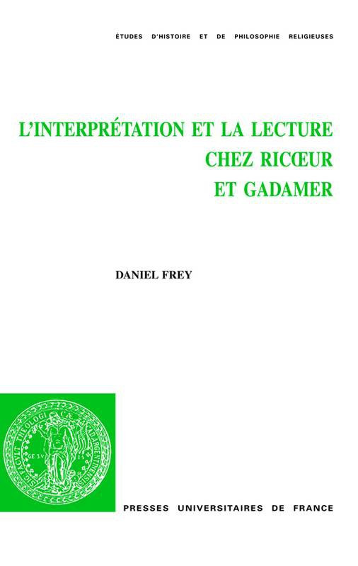 image L'interprétation et la lecture chez Ricoeur et Gadamer