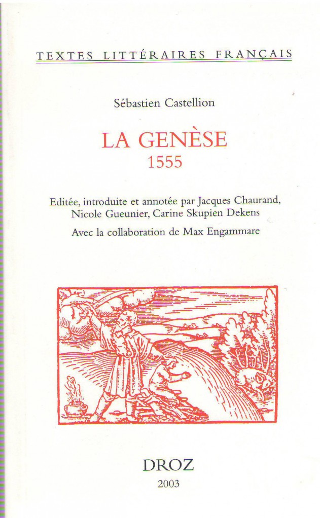 image La Genèse - 1555