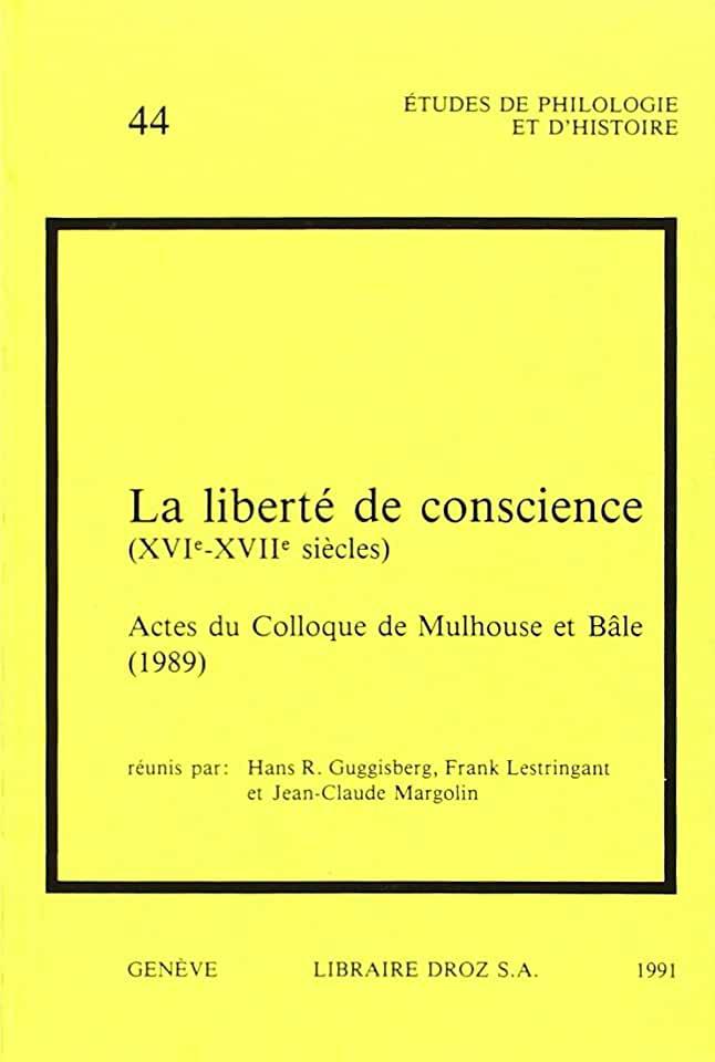 image La liberté de conscience (XVIe-XVIIe siècle)