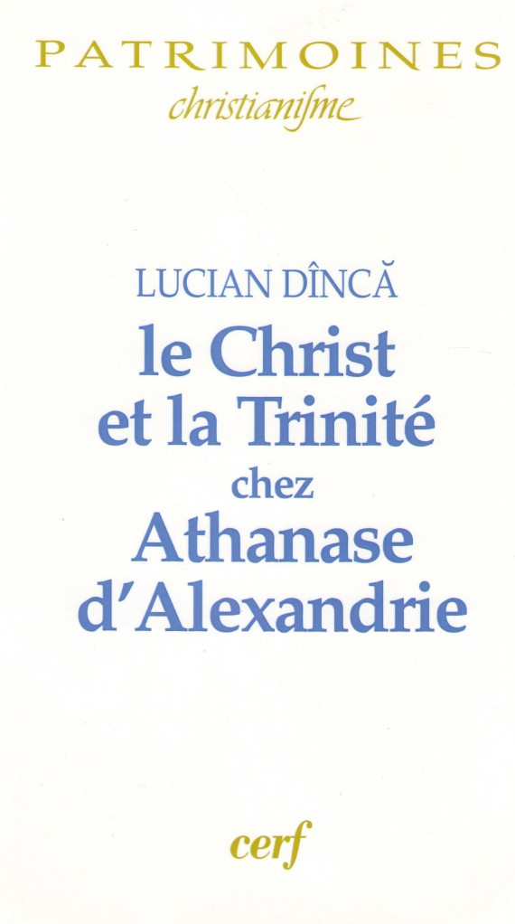 image Le Christ et la trinité chez Athanase d'Alexandrie
